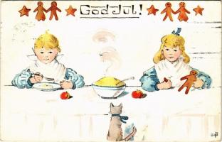 1909 God Jul! / Christmas greeting card. Imp. Axel Eliassons Konstförlag