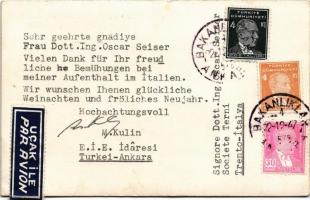 1947 Ankara, Bayindir Dam. photo (non PC) (EK)