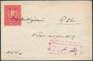 1928 Wintermantel és Szombathy Arany-ezüst és Ékszeráru Gyár, Bp., Dohány utca 7. sz. reklám nyomtat...