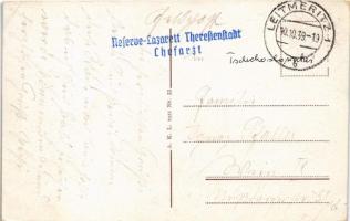 1939 Terezín, Theresienstadt; Partie u Ohre Splavové mlyny / mills + "Reserve-Lazarett Theresie...