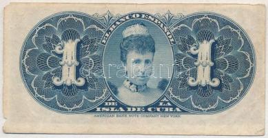 Kuba / Spanyol adminisztráció 1896. 1P T:III sarokhiány, beszakadás
Cuba / Spanish administration 1...