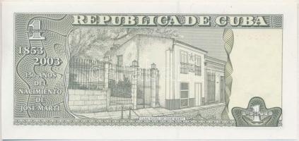 Kuba 2003. 1P T:I
Cuba 2003. 1 Peso C:UNC
Krause P#121c