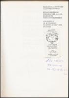 1950-1987 Rézkarcoló művészek alkotóközössége képes bibliográfia és katalógus