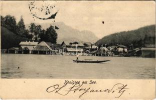 1903 Königssee, rowing boat, lake. Becker & Kölblinger No. 270. (EK)