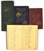 Cca 1931-42 4 db bevásárlási könyv (Hegedűs Nándor fűszer, csemege és vetőmag kereskedése Szeged, Ba...