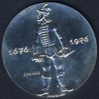 1976. "Rákóczi Ferenc" Ag emlékérem 25.26g T:2