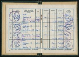 cca 1930-60 3 darabból álló tétel. 1930 Cserkészbolt takarékbélyegkönyve, bélyegek nélkül + 1947 bet...