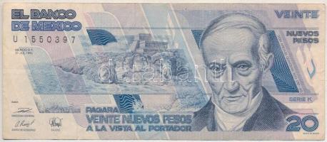Mexikó 1992. 20P T:III Mexico 1992. 20 Pesos C:F Krause P#96