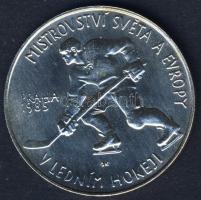 Csehszlovákia 1985. 100K Ag "Jégkorong bajnokság" T:1