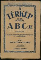 Kogutowicz Lajos: A térkép írás olvasás ABC-je. II. rész. Bp.,1931., Szerzői kiadás, (Stádium-ny.), 3+96-395 p. Kiadói papírkötés, szakadozott borítószélekkel és gerinccel.