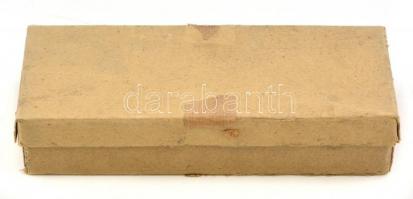 cca 1930 Mülpick halenyv ragasztó, 9 db, címkézett karton dobozban