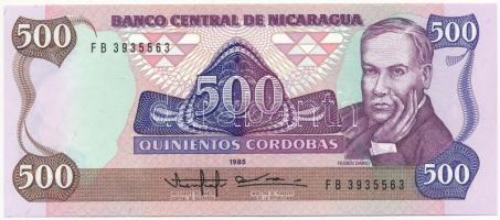 Nicaragua 1985. 500C T:I Nicaragua 1985. 500 Córdobas C:UNC Krause P#155