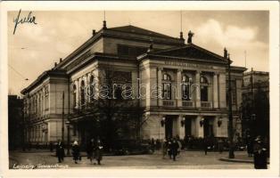 1940 Leipzig, Gewandhaus / concert hall, automobiles. Verlag Wilh. Radestock