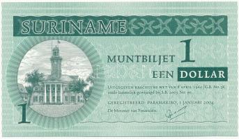 Suriname 2004. 1$ T:I Suriname 2004. 1 Dollar C:UNC Krause P#155