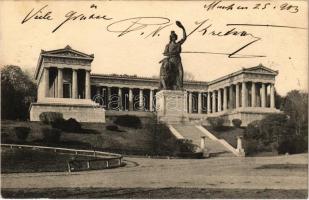 1903 München, Munich; Ruhmeshalle / monument