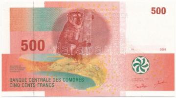 Comore-szigetek 2006. 500Fr T:I Comores 2006. 500 Francs C:UNC Krause 15.