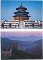 Badaling Great Wall. World Heritage Site of China - 7 modern unused postcards in case / 7 modern kép...