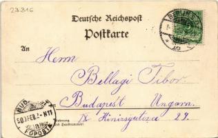 1900 Berlin, Pariser Platz u. Brandenburger Tor / square, triumphal arch, German soldiers. Kunstverl...