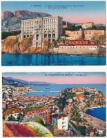 Monaco, Le Musée Océanographique et la Tete de Chien / Oceanographic Museum- 2 pre-1945 postcards