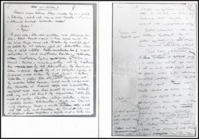 Ady Endrével kapcsolatos 5 db fotóreprodukció, 13×18 cm