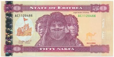 Eritrea 2004. 50N T:I  Eritrea 2004. 50 Nakfa C:UNC  Krause 7.