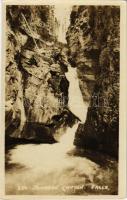 Johnson Canyon (Alberta), Falls, waterfall. Byron Harmon Phot.