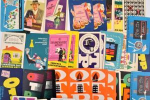 cca 1957-70, össz. kb. 47 db OTP kártyanaptár