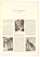 1955 A Magyar Építőművészet 3 db száma