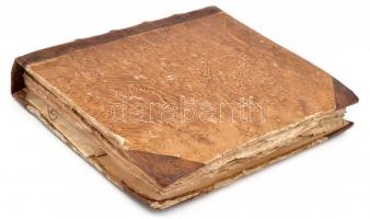 cca 1730 Berzéte, Felvidék, kassai kerület. 370 db levelet tartalmazó könyv vegyes nyelveken. / Brzo...