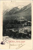 1904 Alberta, Banff Hotel. On the Line of the Can. Pacific Railway. Montreal Import Co. No. 658. (EK)