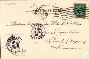 1904 Alberta, Banff Hotel. On the Line of the Can. Pacific Railway. Montreal Import Co. No. 658. (EK...