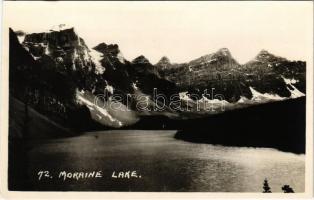 Moraine Lake (Alberta), Byron Harmon Phot.