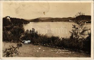 1948 Saint-Adolphe-d&#039;Howard (Quebec), Lac Saint-Joseph / lake. Photo L. Charpentier (fl)