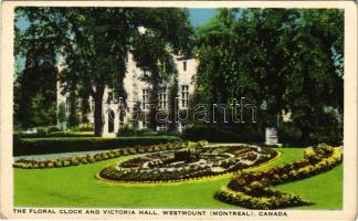 Montréal, The Floral Clock and Victoria Hall, Westmount (EK)