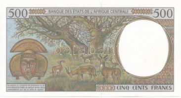 Közép-Afrikai Államok / Gabon 1993-2000. 500Fr T:I 
Central African States / Gabon 1993-2000. 500 F...