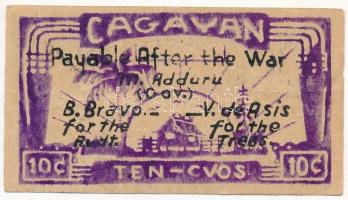 Fülöp-szigetek / Cagayan 1942 (DN). 10c T:III Philippines / Cagayan 1942 (ND). 10 Centavos C:F
