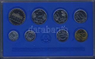 NDK 1981. 1Pf-5M 8klf db, szettben, benne 5M "Berlin" T:BU Csak 25000db, tanúsítvánnyal! R!