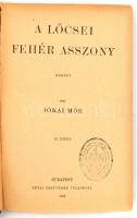 Jókai Mór: A lőcsei fehér asszony I.-II. Bp., 1909. Révai. Kiadói aranyozott, festett egészvászon kö...