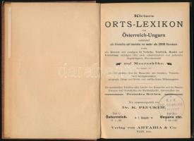 Kleines Orts_lexikon von Österreich-Ungarn enhaltend alle Ortschaften und Gemeinden von mehr als 200...