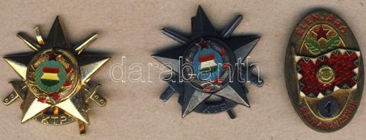 3db klf szocialista kitüntetés "Élenjáró rajparancsnok", "KTP" 2klf fokozat