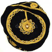 Díszes keleties stílusú sapka, műszálas