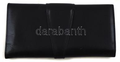 Bőr ékszertartó tárca 22x11 cm