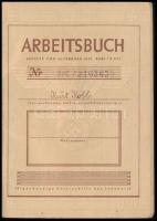 cca 1940 Német munkakönyv / German Labour pass