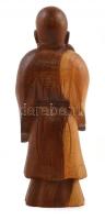 Keleti bölcs, keményfa faragott fa szobor 28 cm