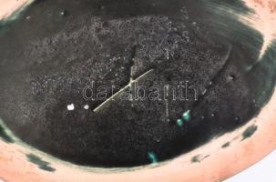 Jelzett kerámia cigaretta vagy toll tart ó sün figura. Mázas kerámia. 15 cm