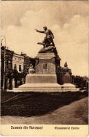 Botosani, Botosány; Monumentul Eroilor / military heroes monument (EK)
