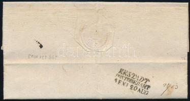 1839 Jedlersdorf (ma Bécs része), a kerületi bíróság ex offo levele a bécsi magisztrátusnak hivatali...