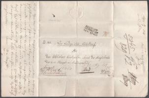 1839 Jedlersdorf (ma Bécs része), a kerületi bíróság ex offo levele a bécsi magisztrátusnak hivatali...