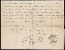 1839 Jedlersdorf (ma Bécs része), a kerületi bíróság ex offo levele a bécsi magisztrátusnak hivatali...