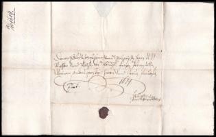 619 Pozsony, azonosítatlan személy levele a városi magisztrátushoz házassági kérelem ügyében, német ...